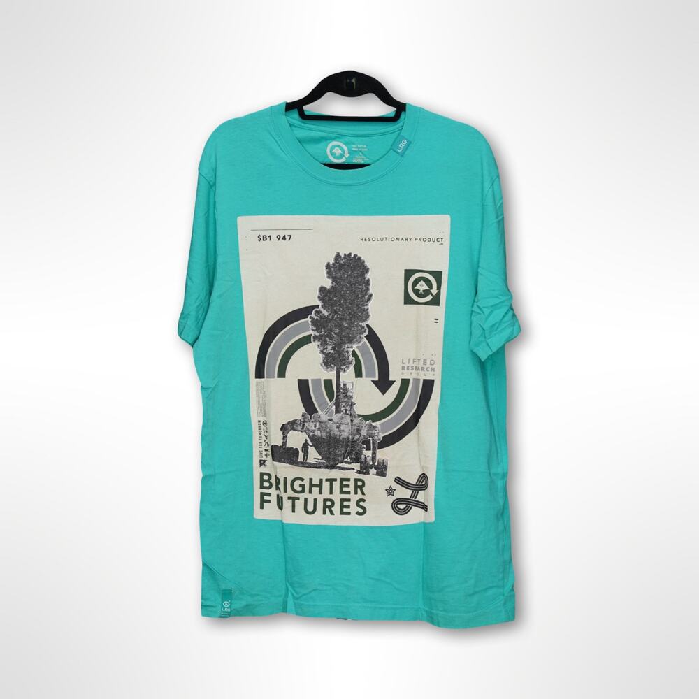 LRG Blue Graphic T-Shirt - Men's Large - Excellent!